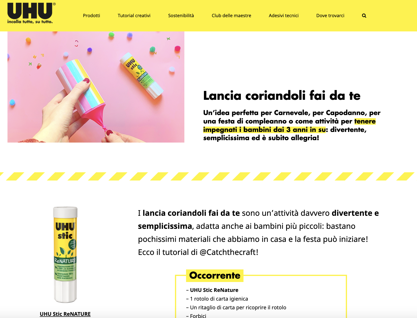 Tutorial creativo spracoriandoli fai da te carnevale